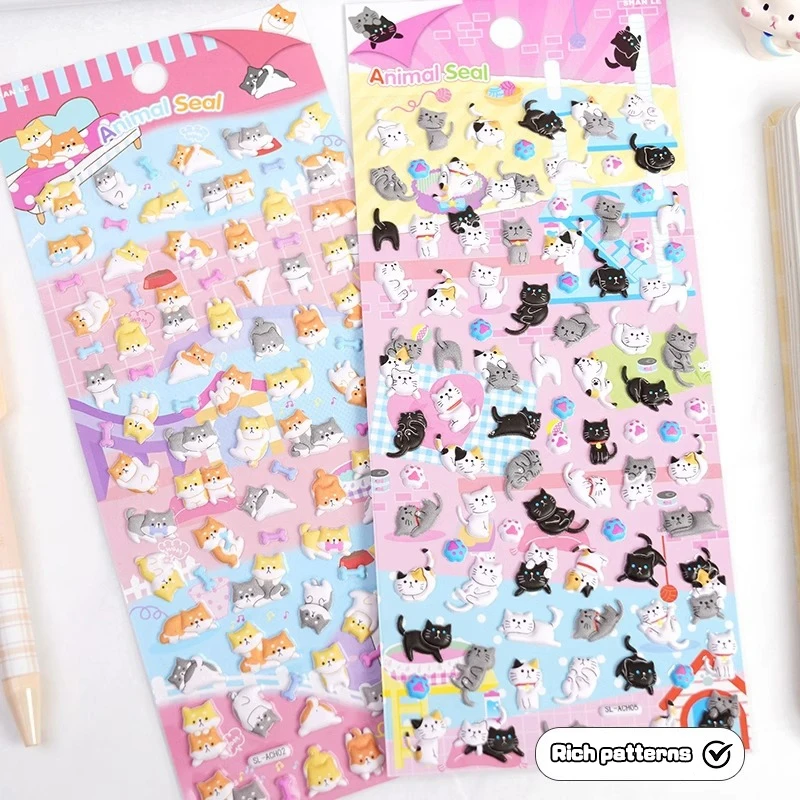 

3D наклейки из пенопласта с мультяшной тематикой для украшения дневников, альбомов, телефонов, камерой своими руками