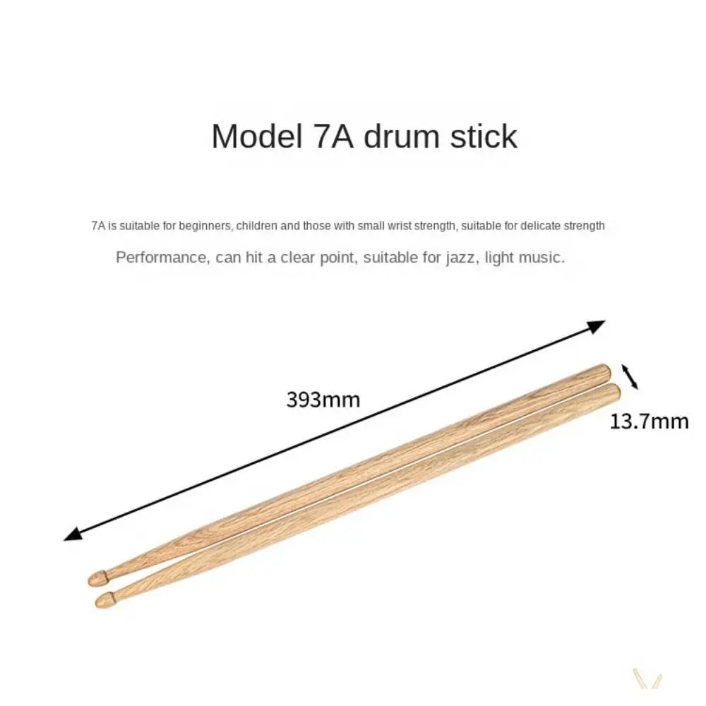 1 Pair 5A/7A Drum Sticks Classic Oak /Walnut/Maple Wood Drumsticks Professional Drum Stick Percussion Instrument Accessories view 5