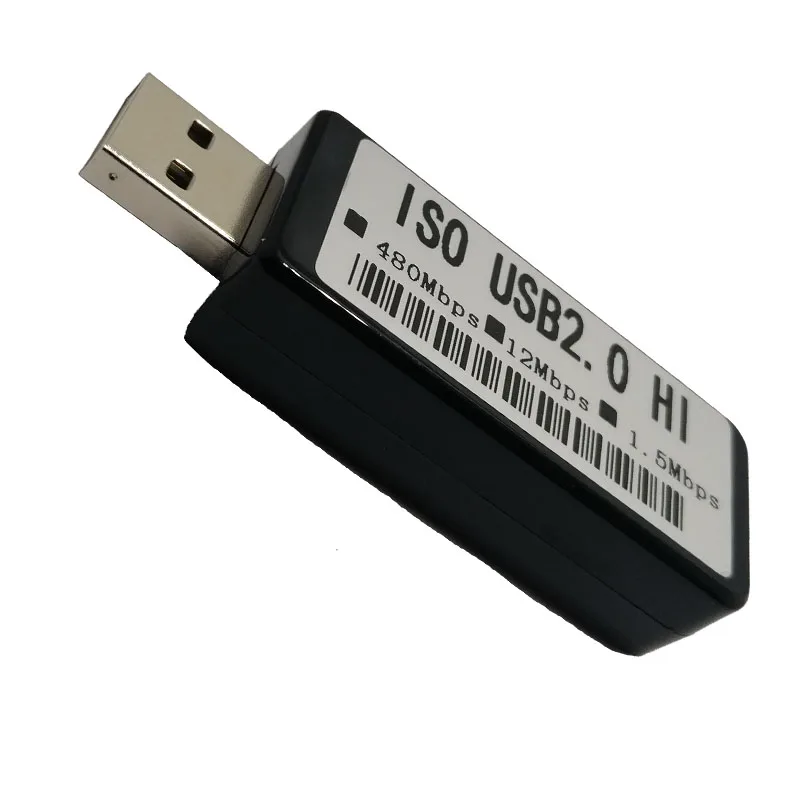 USB2.0 480mpbs High Speed Signal Isolator DAC Audio Purification Logic Analysis Virtual Oscilloscope
