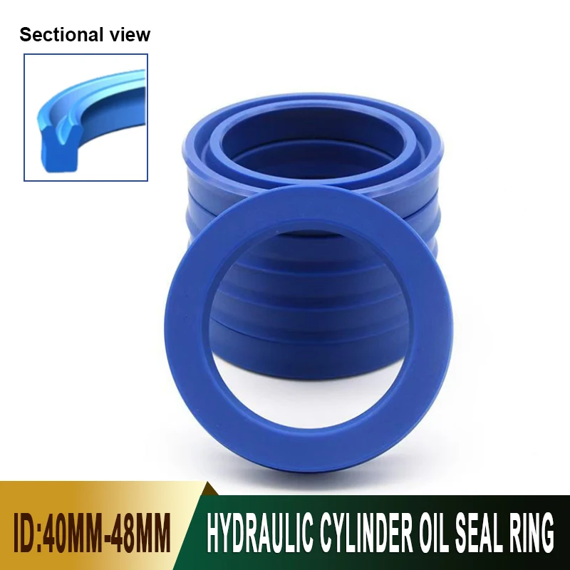 

1/3/5/10Pcs ID40-48mm Polyurethane Hydraulic Cylinder Oil Seal Ring UN/UHS/U/Y-Shaped Shaft Hole Universal Sealing Ring Gasket