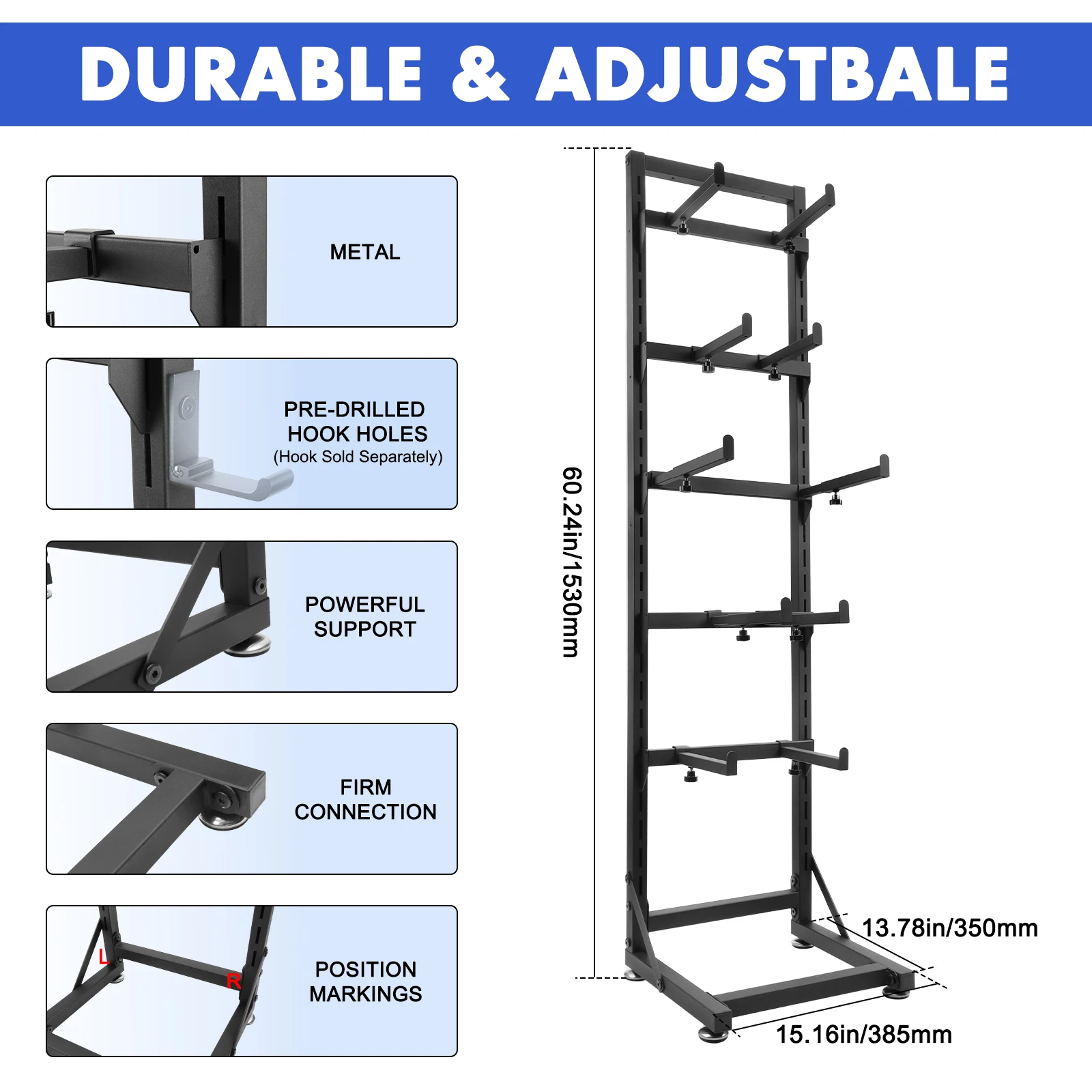Multilayer RC Car Display Stand Storage Rack for 1/8 1/10 1/12 1/18 1/24 RC Crawlers, Compatible with TRX4 SCX10 SCX24 TRX4M