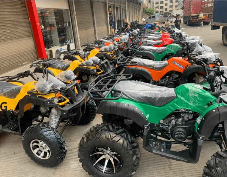 4WD Adult ATV 4WD Motorcycle Double Automatic All Terrain Gasoline Large Mountain Bike