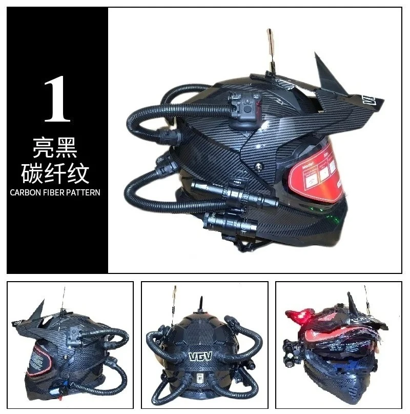 For Rally Helmet DLD Motorcycle Helmet Professional Off-road Road Racing Full Helmet With Driving Recorder Bluetooth Laser