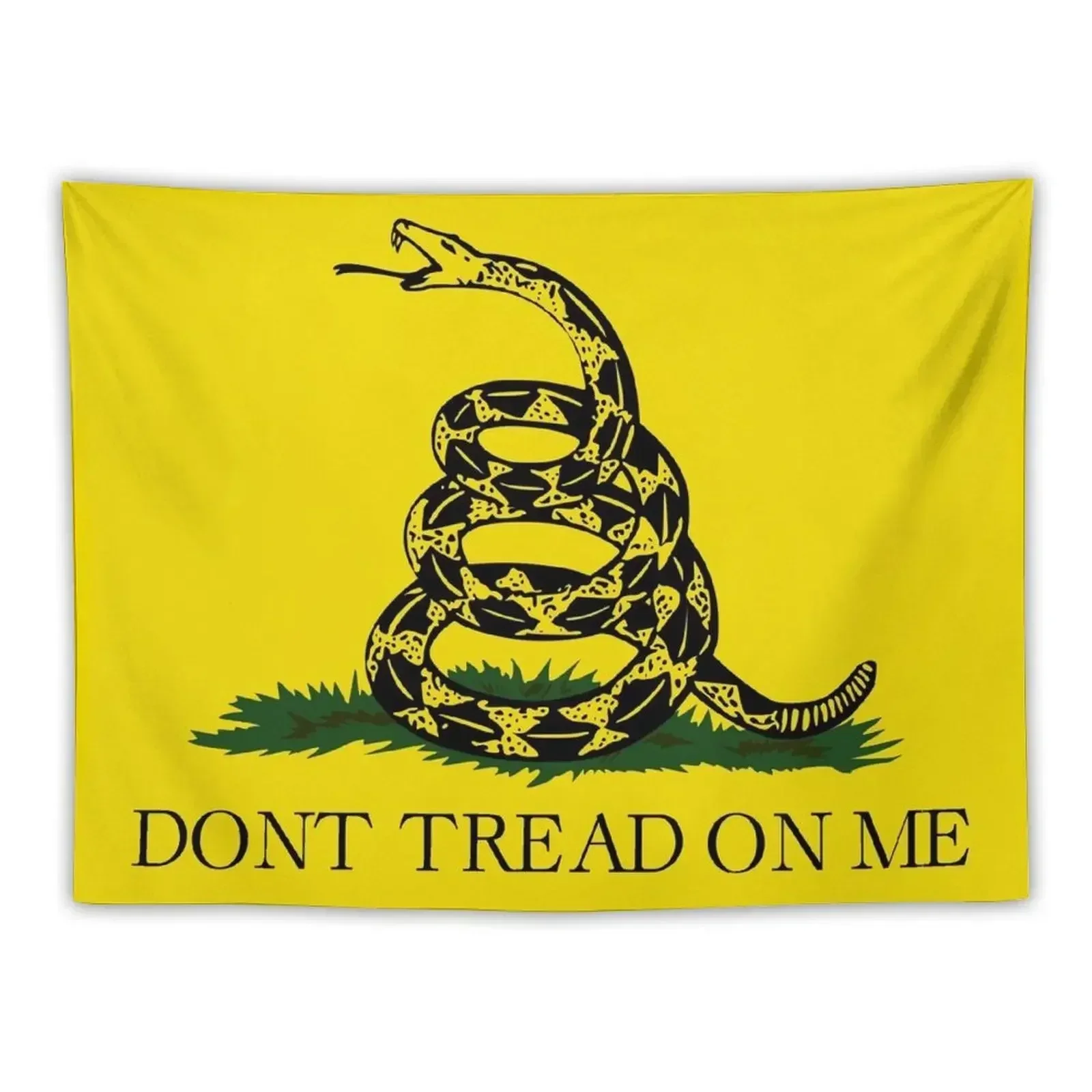 Don't Tread on Me Gadsden flag Tapestry Aesthetic Home Decor Decoration For Home Bathroom Decor Korean Room Decor Tapestry