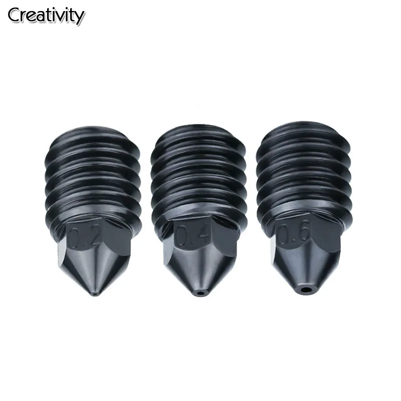 1.75mm High Temperature Hardened Steel Nozzle for X1-Carbon Combo P1P 500℃ Wear-resistant Nozzles For Lab X1 Carbon 3D Printer