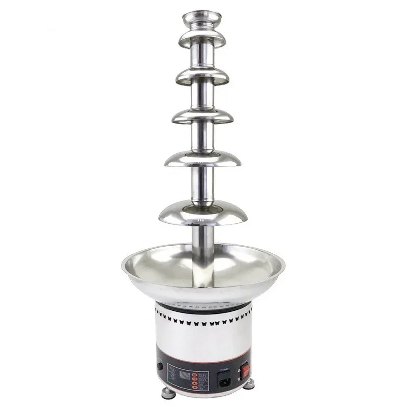 

Best Price 6 layers chocolate waterfall fountain machine chocolate fondue machine