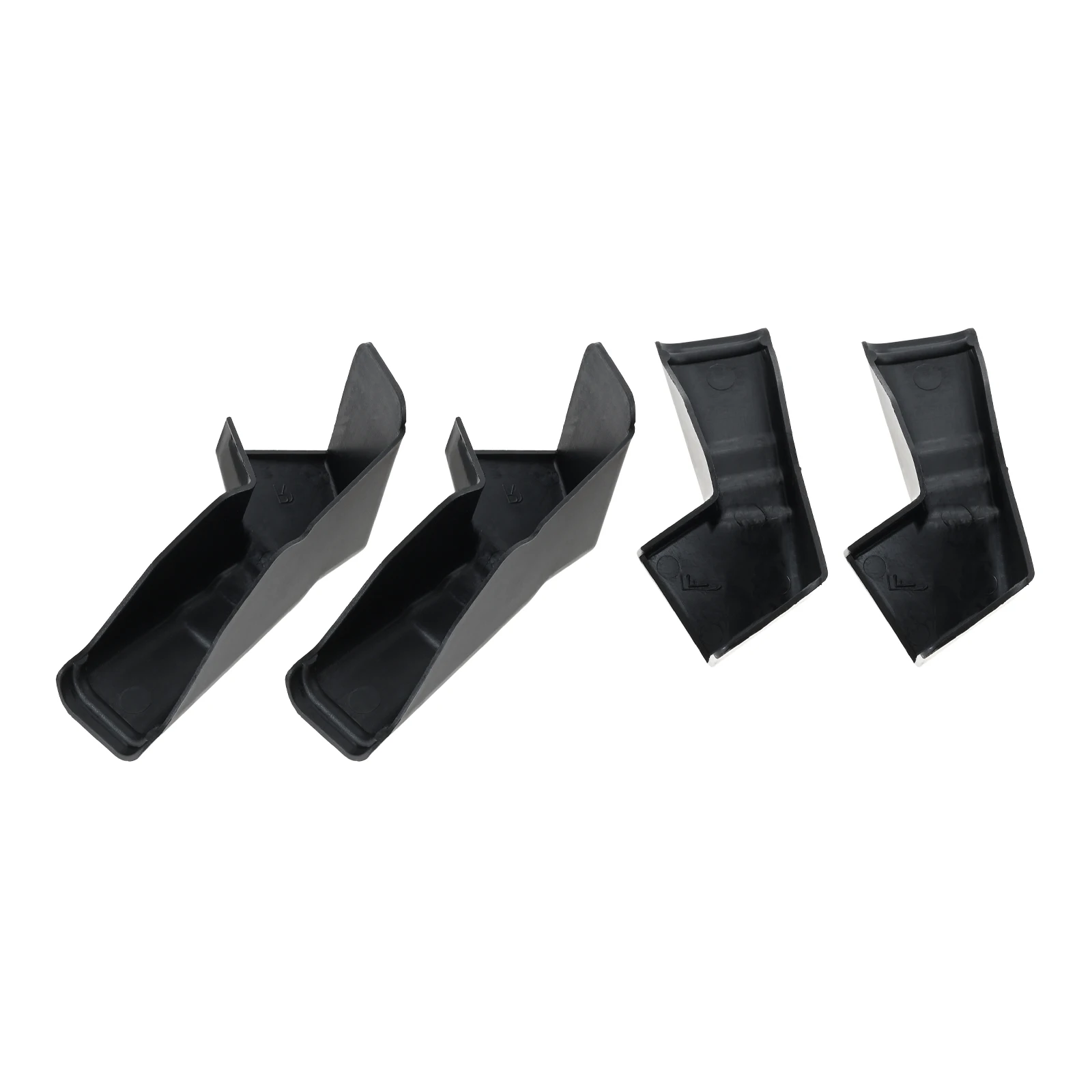 4Pcs RV Roof Rail Gutter Spout Rainwater Extenders Guides Drain Away,Actively Reduces Dirt and Black Streaks Preserving Exterior