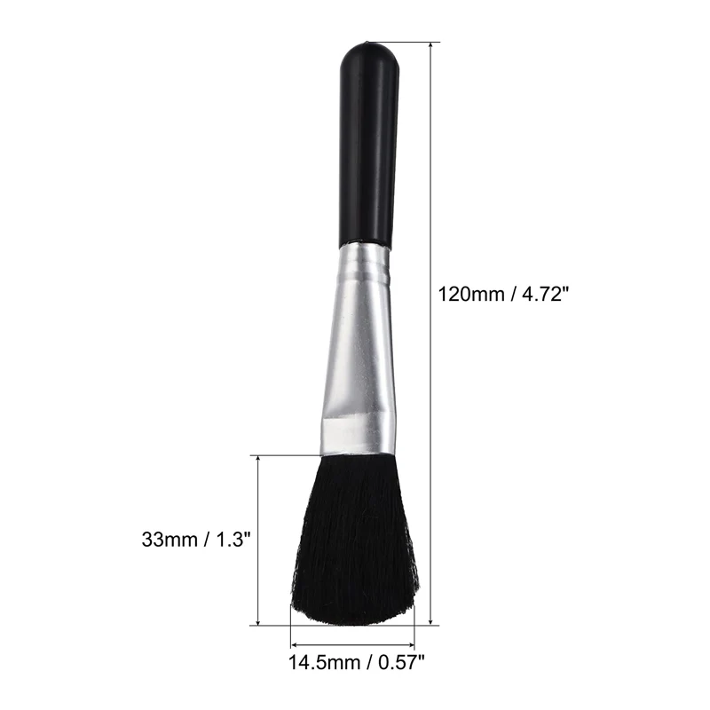 Small Portable Plastic Round Handle Anti Static Clean Brushes Computer Keyboard Laptop Electronics Camera Cleaning Brush Duster