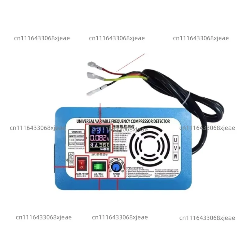 1-3HP/5HP Variable Frequency Air Conditioner Compressor Tester AC200-240V with Screen Display Inverter Compressor Detector