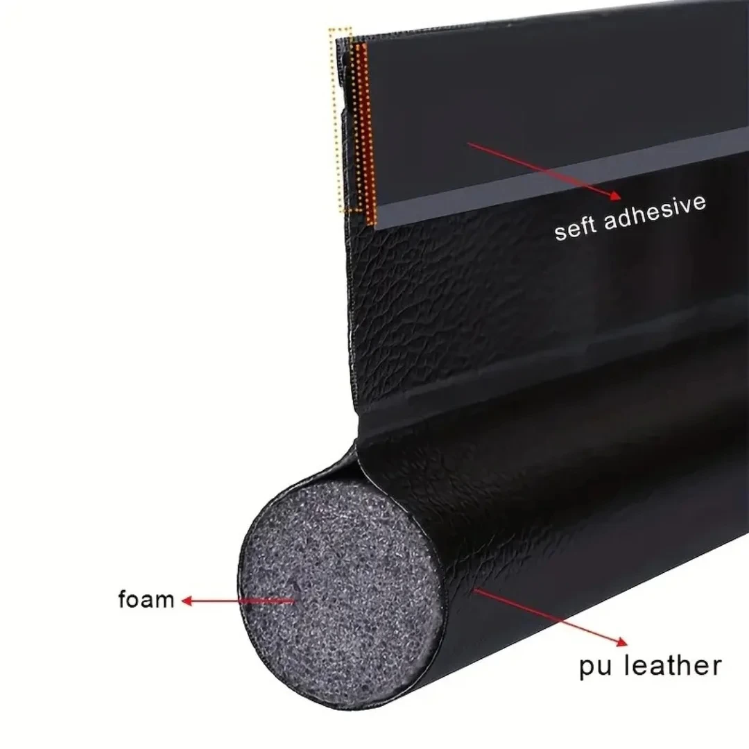 Una tira de sellado para puerta, tira de sellado inferior de puerta, aislamiento acústico, tira de viento, cinta de espuma, Espa #5