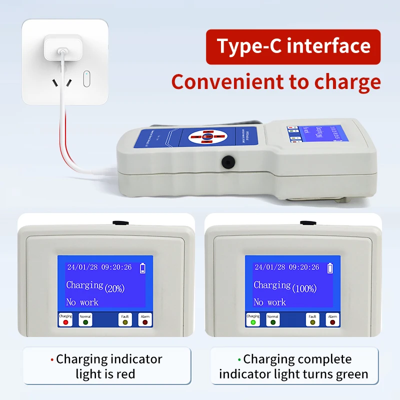 TSP YAOAN工場価格 ハンドヘルドポータブルダストモニターポンプ ガス検知器 LCDスクリーン ABSハンドヘルドダスト測定器