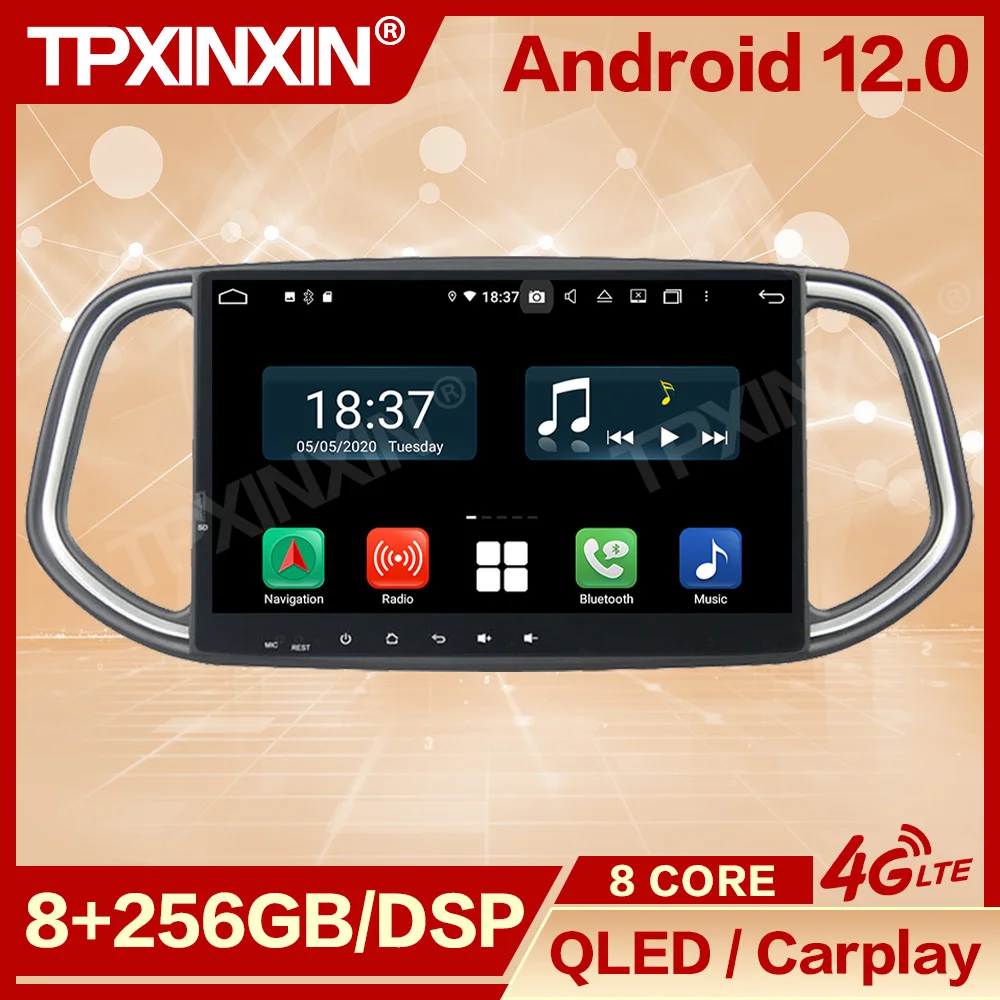

Автомобильный мультимедийный плеер Autostereo Radio Coche с Bluetooth Carplay для Kia KX3 2014 GPS Navi 2 Din Android 11, головное устройство