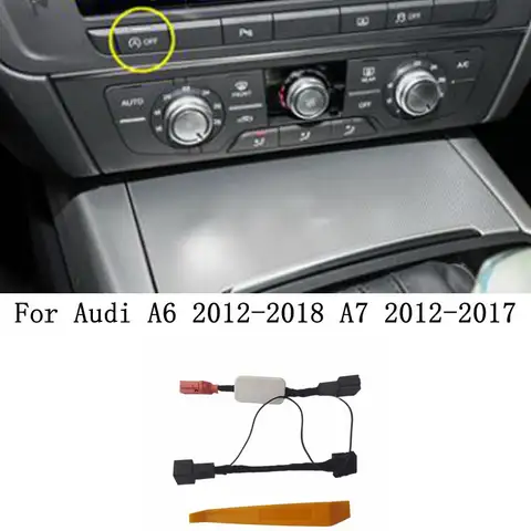 Audi A6 C7 A7 4G8 2013-2018 자동차 스마트 스톱 취소 장치 자동 정지 시작 엔진 시스템 제거기 장치 비활성화 플러그 케이블