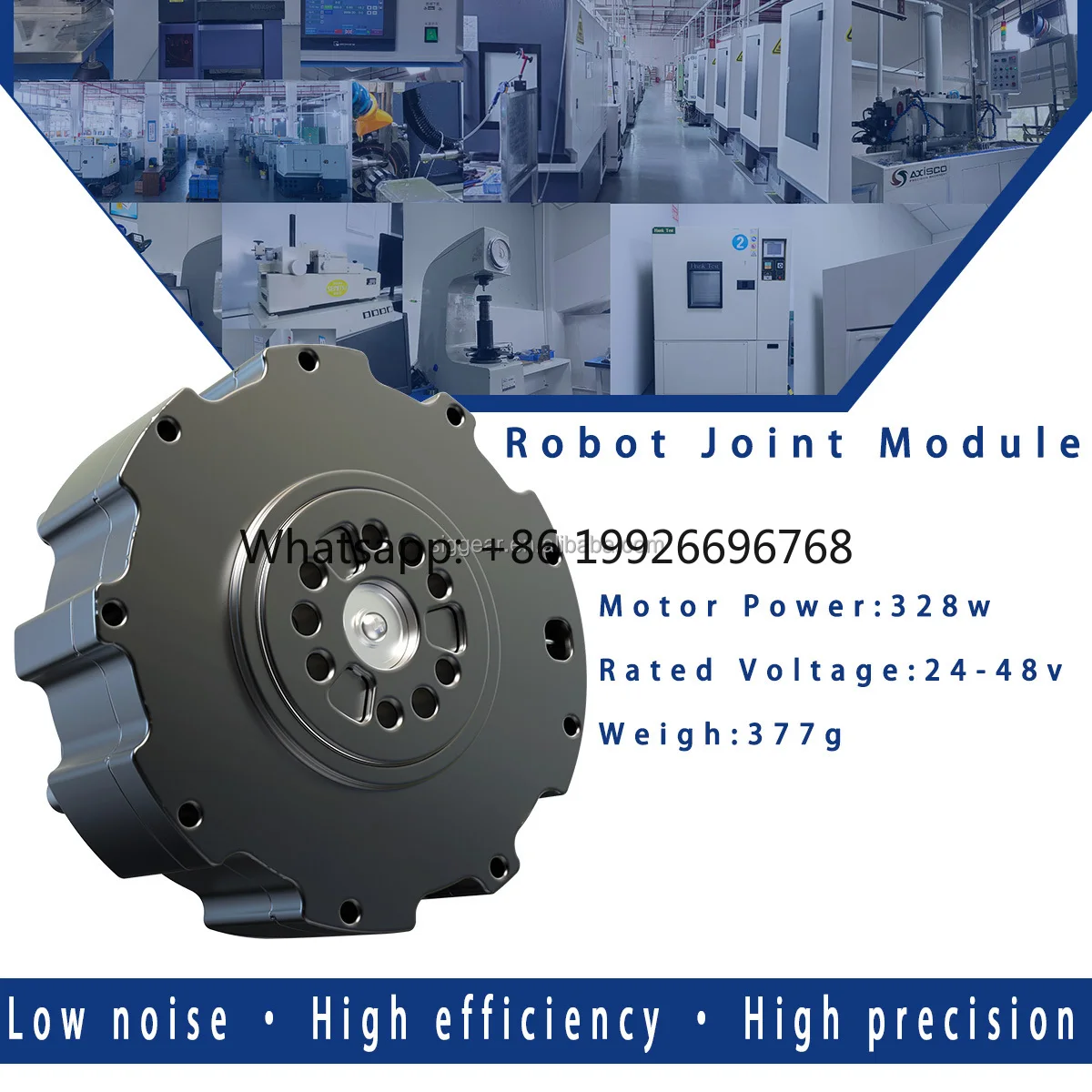 Planetary Gear Robot Joint Motor 6Nm 310RPM 24V Lightweight 34.7mm Ultra Thin Low Noise Actuator for Humanoid Robot Arm OEM ODM