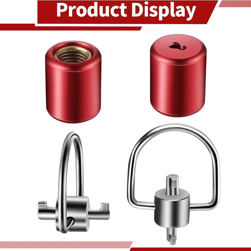 A81M New HVAC Key Tool And 1/4 Locking Cap R410, Compatible With 410A And R22 Refrigerant Caps, For HVAC Installation And Remova