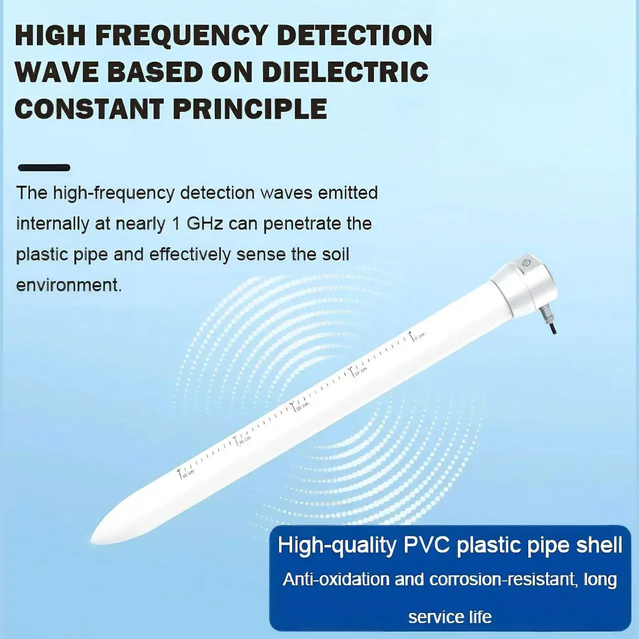 OEM RS485 3-Layer Multi-Depth Soil Moisture Probe (10/20/30cm) for Agriculture