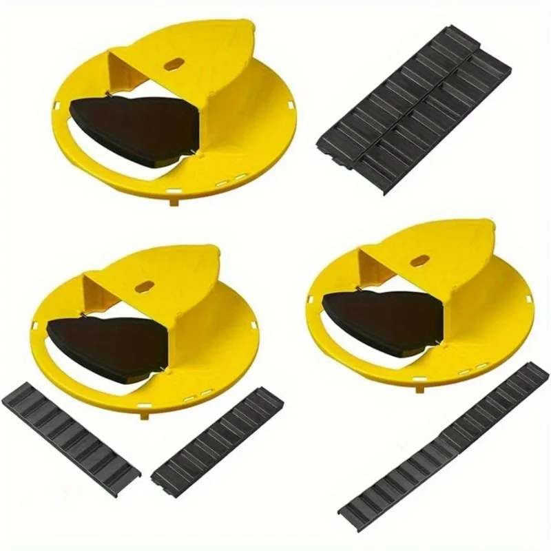 

Auto Reset Mouse Trap, Mouse Trap, Indoor, Outdoor, Garage, Auto Reset Flip Sliding Bucket 1/2/3PCS Pest Catch Yard Safety