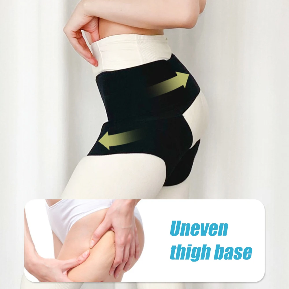 1Pcs/2Pcs Hip Thigh Support Brace Groin Compression Wrap for Pulled Groin Sciatic Nerve Pain Hamstring Injury Recovery and Rehab