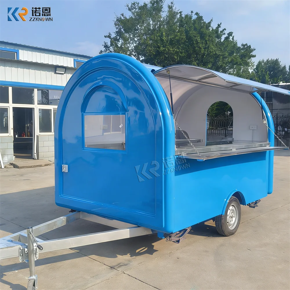 

Street Food Truck Mobile Kitchen Coffee Kiosk BBQ Snack Luxury Catering Restaurant Concession Food Trailer Fully Equipped