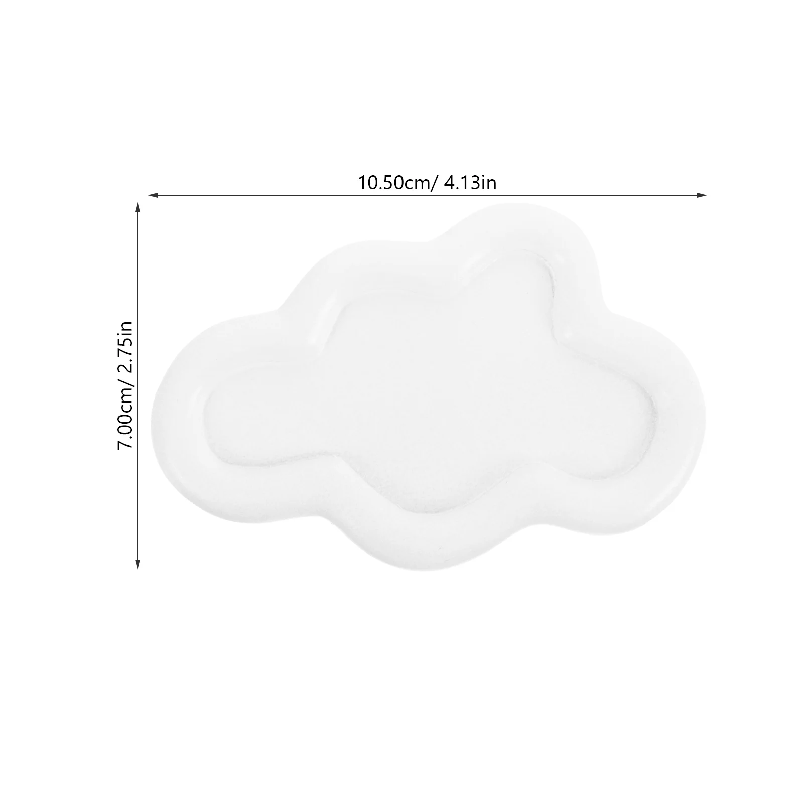 Keys Photography Background Plate (pure White Clouds) Ring Dish For Jewelry The Bedroom Earring Trinkets