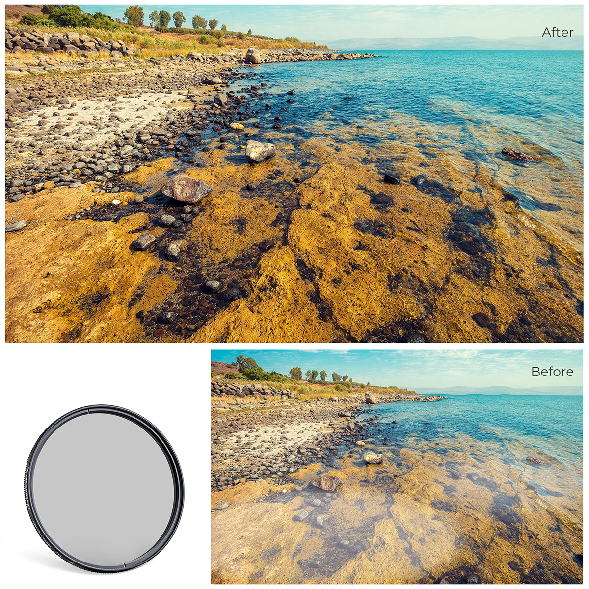 K & f Konzept 67mm cpl Filter 58mm 82mm Linse Zirkular polarisator Grün beschichtung filter eine Serie 49mm 52mm 55mm 77mm 62mm 72mm – Detail 4