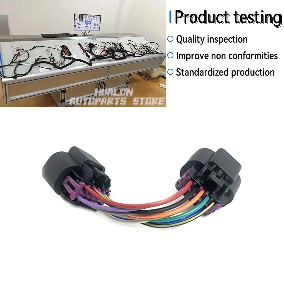 84-892452T01 892452A01 Male to Male 10-Pin Wiring Harness Adapter for Mercury Mercruiser Quicksilver Cable Assembly Marine