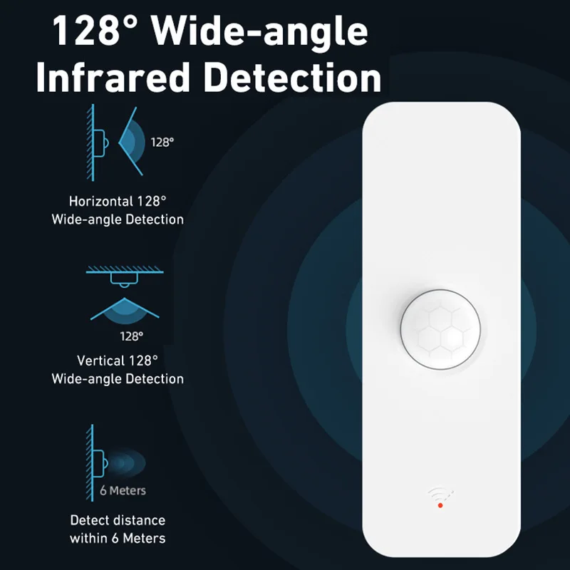 Imagem -03 - Zigbee Smart Motion Sensor Domótica Presença do Corpo Humano Pir Proteção de Segurança Detector Infravermelho Tuya Wifi