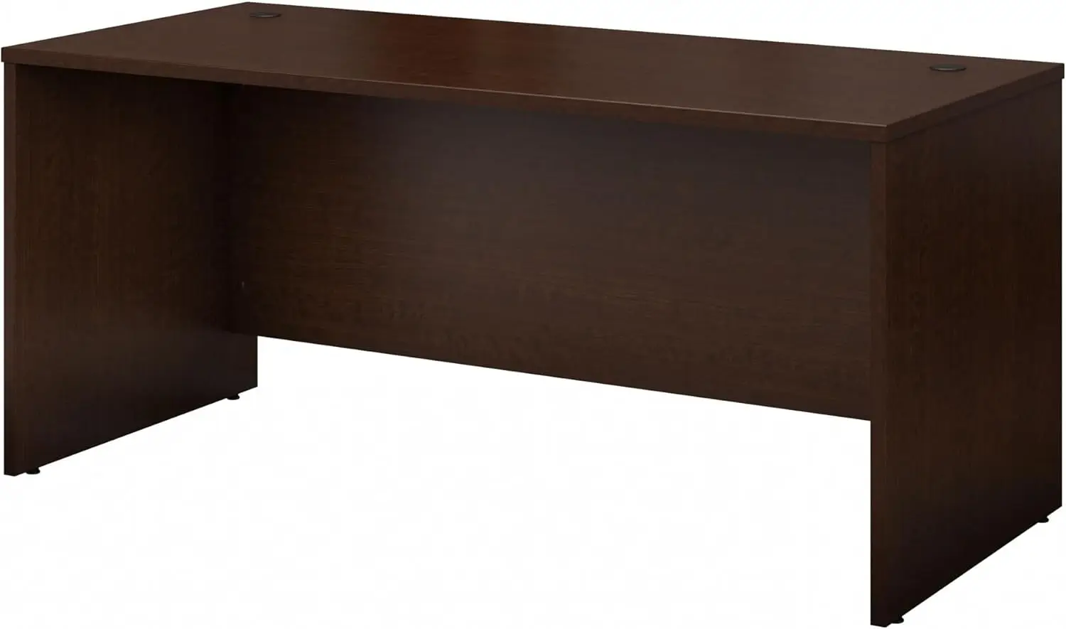 Series C 66W Office Desk In Mocha Cherry, Large Computer Table For Home And Professional Workplace