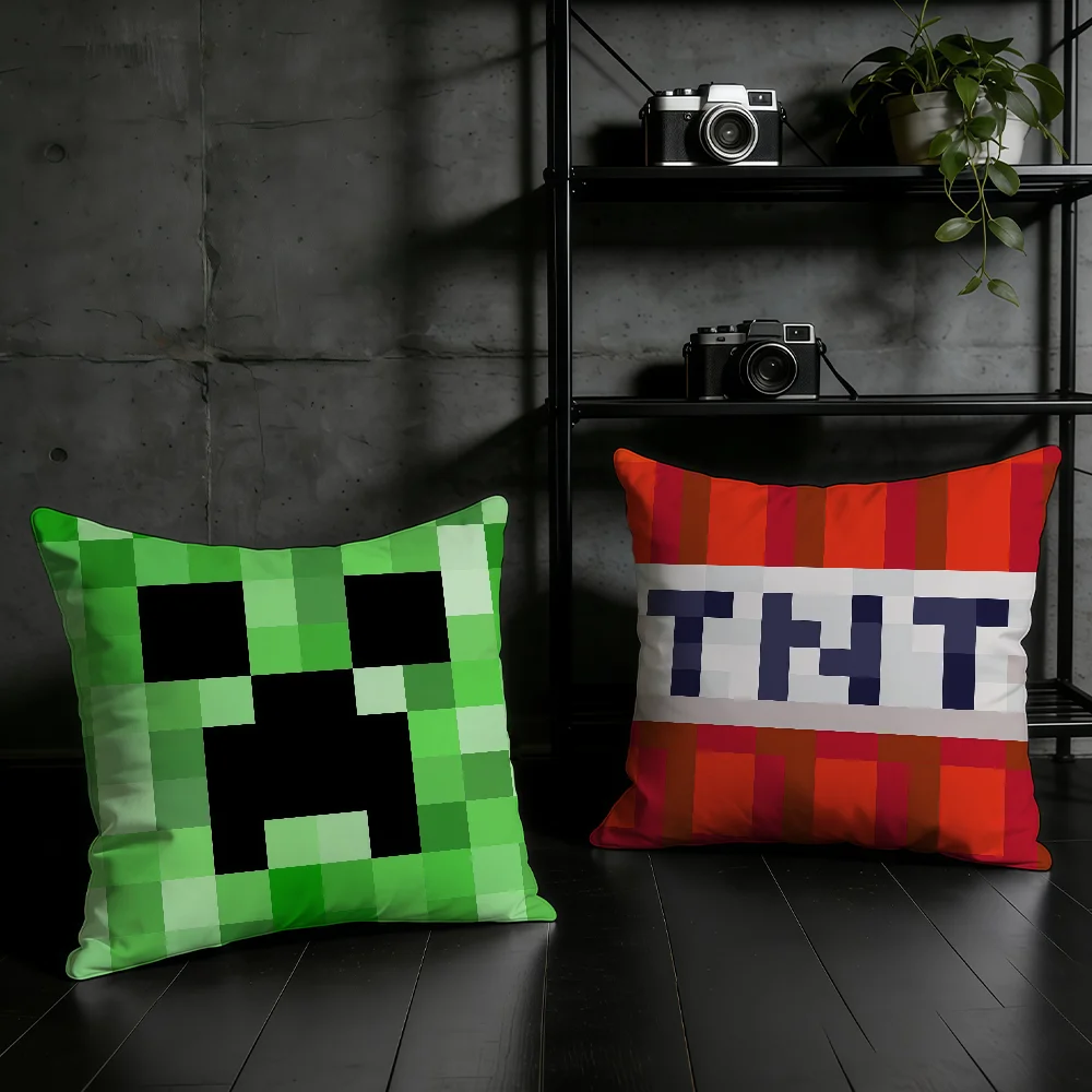 ゲーム M-Minecraft-ES クッションカバー 誕生 - Party Games Minecraft のレビューと価格