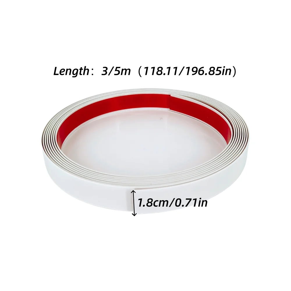 1roll 3/5m Self-Adhesive Edging Decorative Strip Wood Grain Texture Suitable for Cabinet Maintenance Furniture Edging Protector