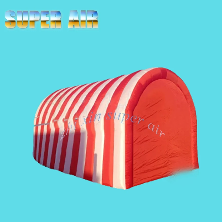 Customizable Christmas outdoor inflatable stage tunnel tent for parties and exhibitions