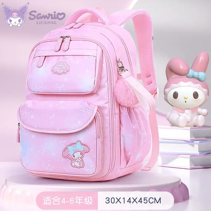 Sanrio Hello Kitty Cinnamoroll Anime Kawaii tornister Cute Cartoon Kuromi o dużej pojemności lekki wodoodporny plecak prezenty