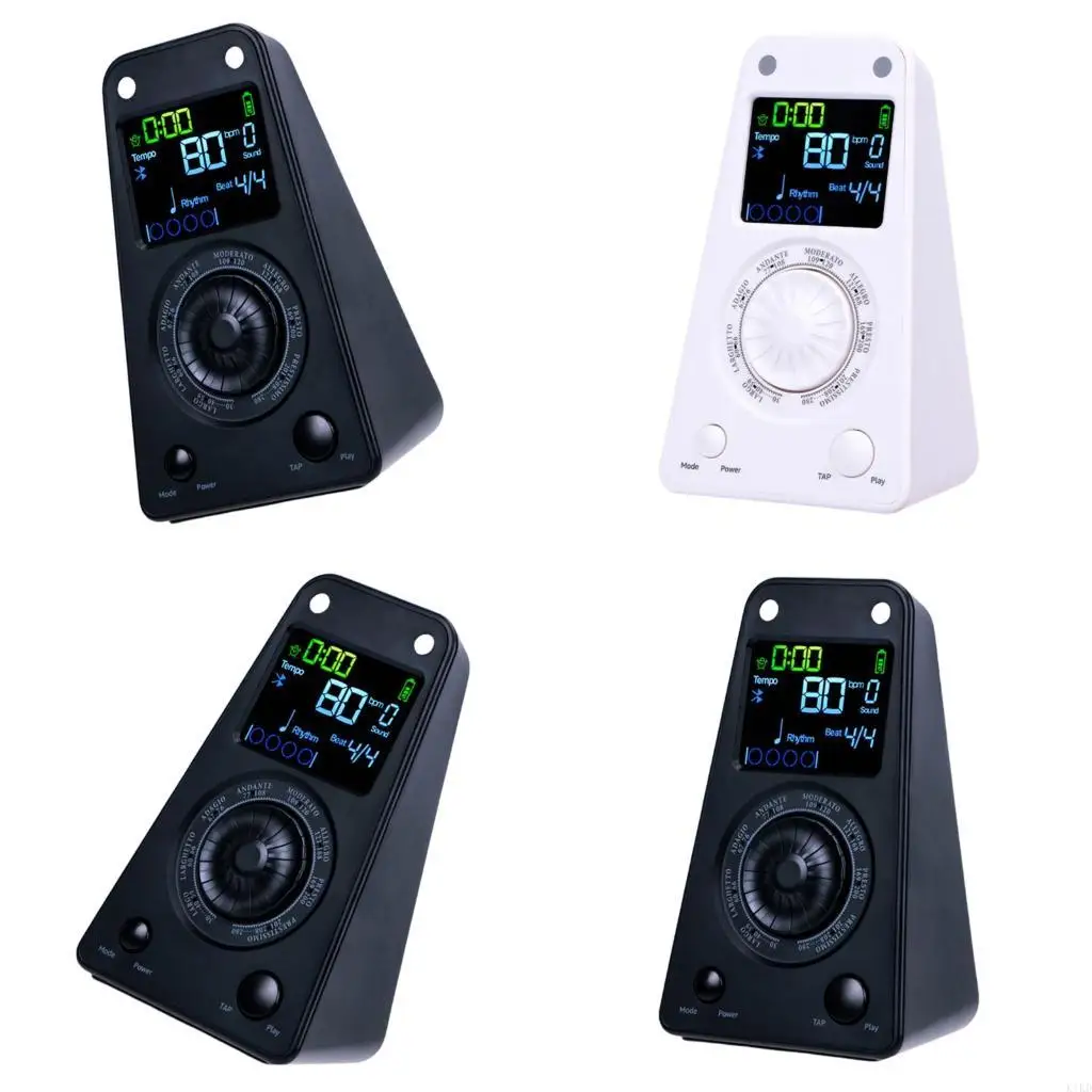 

K1KD Vibrating Metronome Portable Metronome Vibrating Quiet Metronome Rechargeable Battery Trainer ABS Texture for Adult
