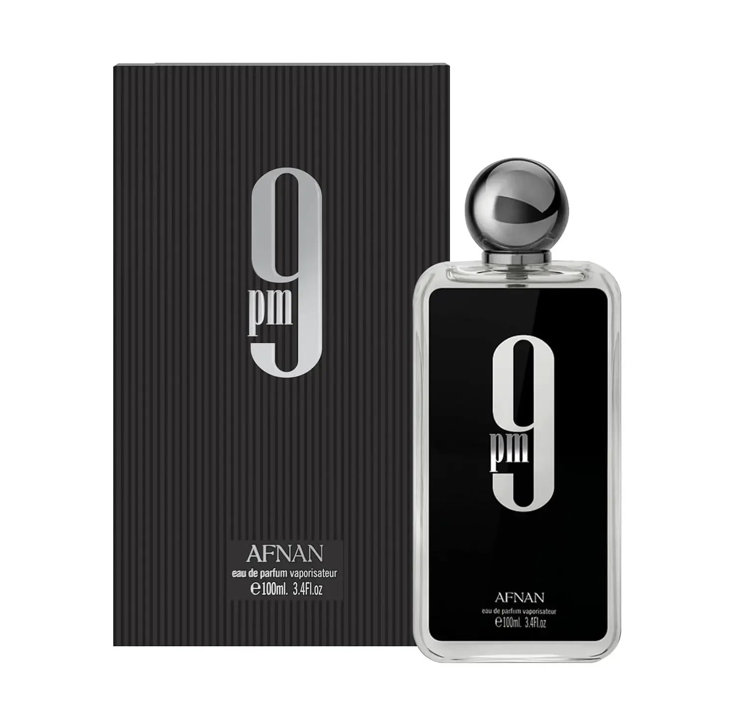 Afnan 9 PM For Men Eau De Parfum, 3.4 Fl. Oz Pheromone men's cologne, long-lasting fragrance, Christmas gift