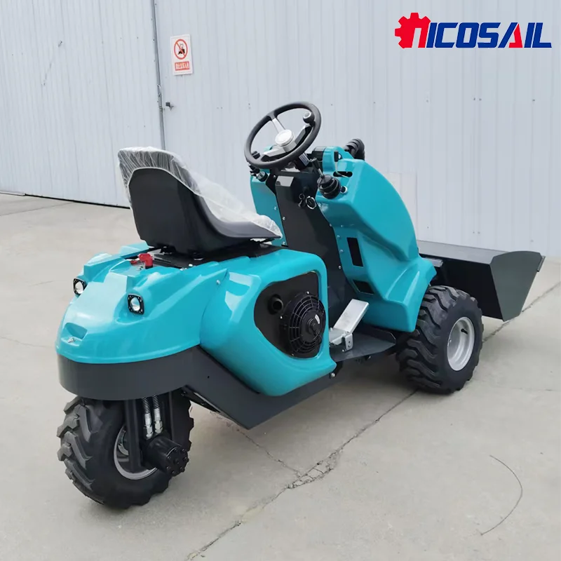 

Fast Delivery 3Wheel Slip loader Mini Skid Steer Loader Mini Loader Skid Steer