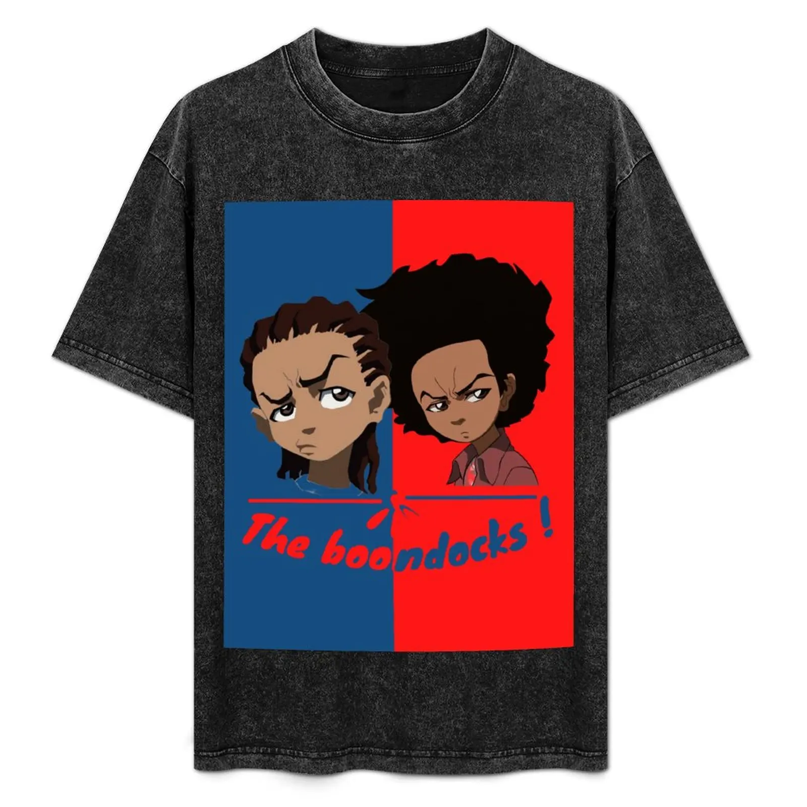 

the boondocks huey riley freeman dessin men anime usa Black lives matter women pride africa kids american meme fun T-Shirt