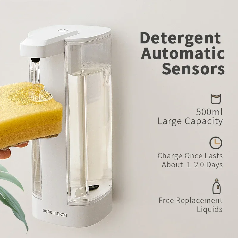 

Automatic Dishwashing Machine Sensor Intelligent Hand Washing Machine Kitchen Hand Sanitizer Soap Dispenser