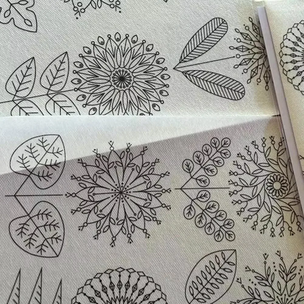 DIY Water Soluble Embroidery Transfers Handmade Embroidery Crafts Sewing Supplies Embroidery Dissolving Transfer Paper Wash Away
