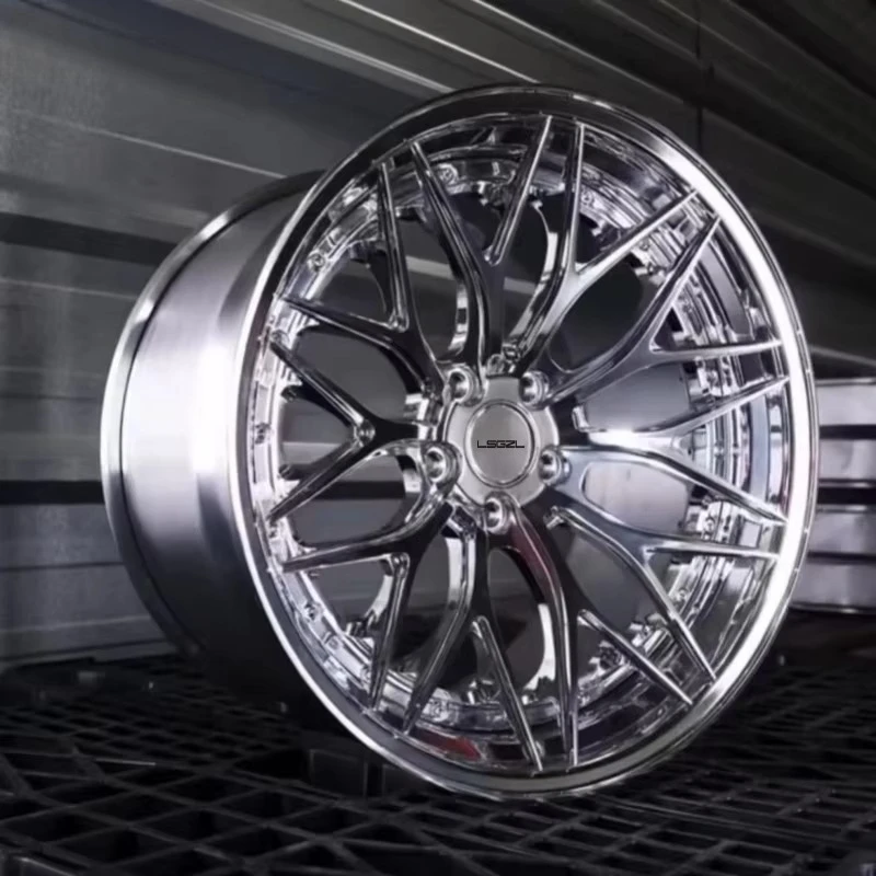 Made to Order Custom Forged Wheels Chrome Shadow 2 Piece 18 19 20 21 22 Inch For BMW F30 F35 For Range Rover 5x120.65 6x139.7