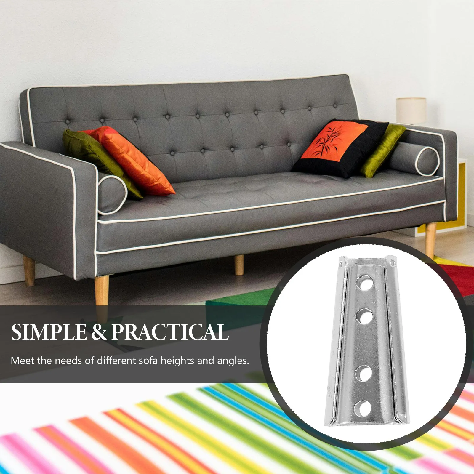 4Pcs Sofa Frame Connectors Tap - Furniture Joining Hardware ulasan dan harga