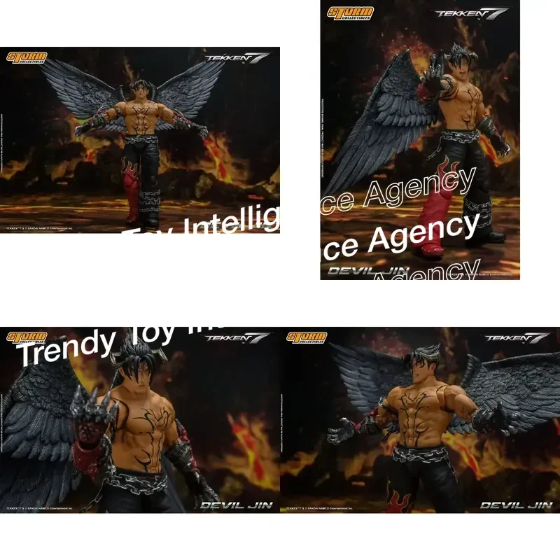 for Storm Toys BNTK05 DEVIL JIN Tekken 7 1/12 Scale Collectible Action Figure Model Decoration