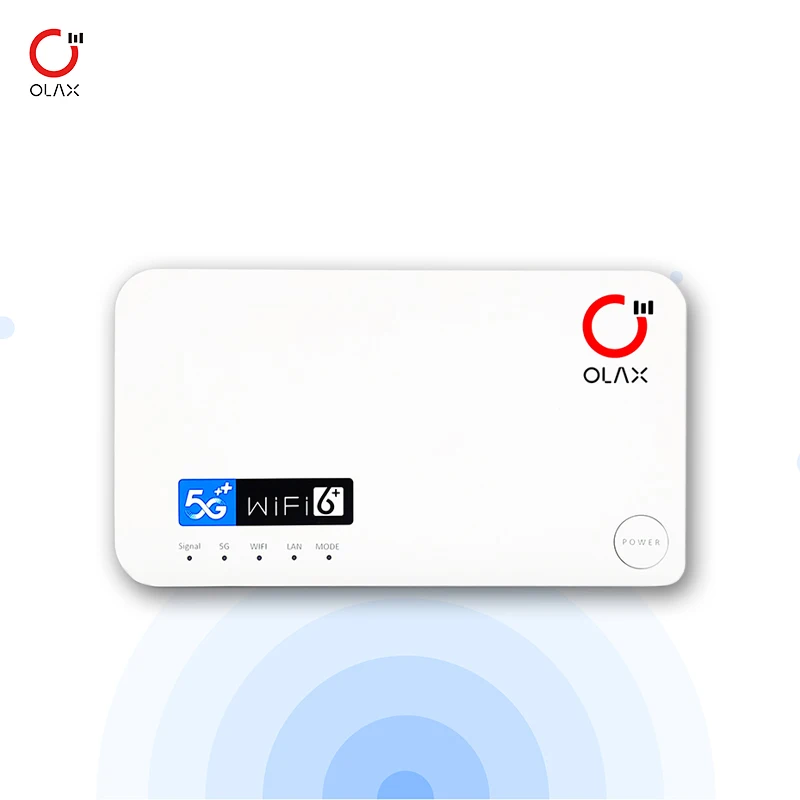 OLAX G5010 4G 5G LTE Router 1800Mbps Lan Port Type-C Dual Band Wifi6 Router Cpe 5G Modem Mobile Wifi Router With Sim Card Slot