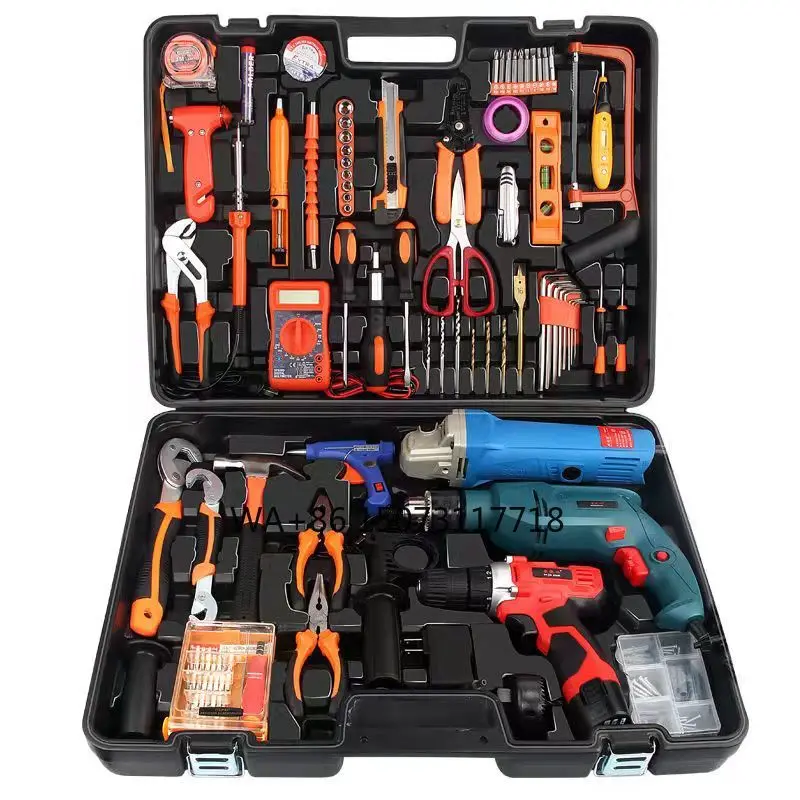 

Professional Orange Combination Various Power Tool Sets Complete Accessories Tool Set Hand Socket Tool Set