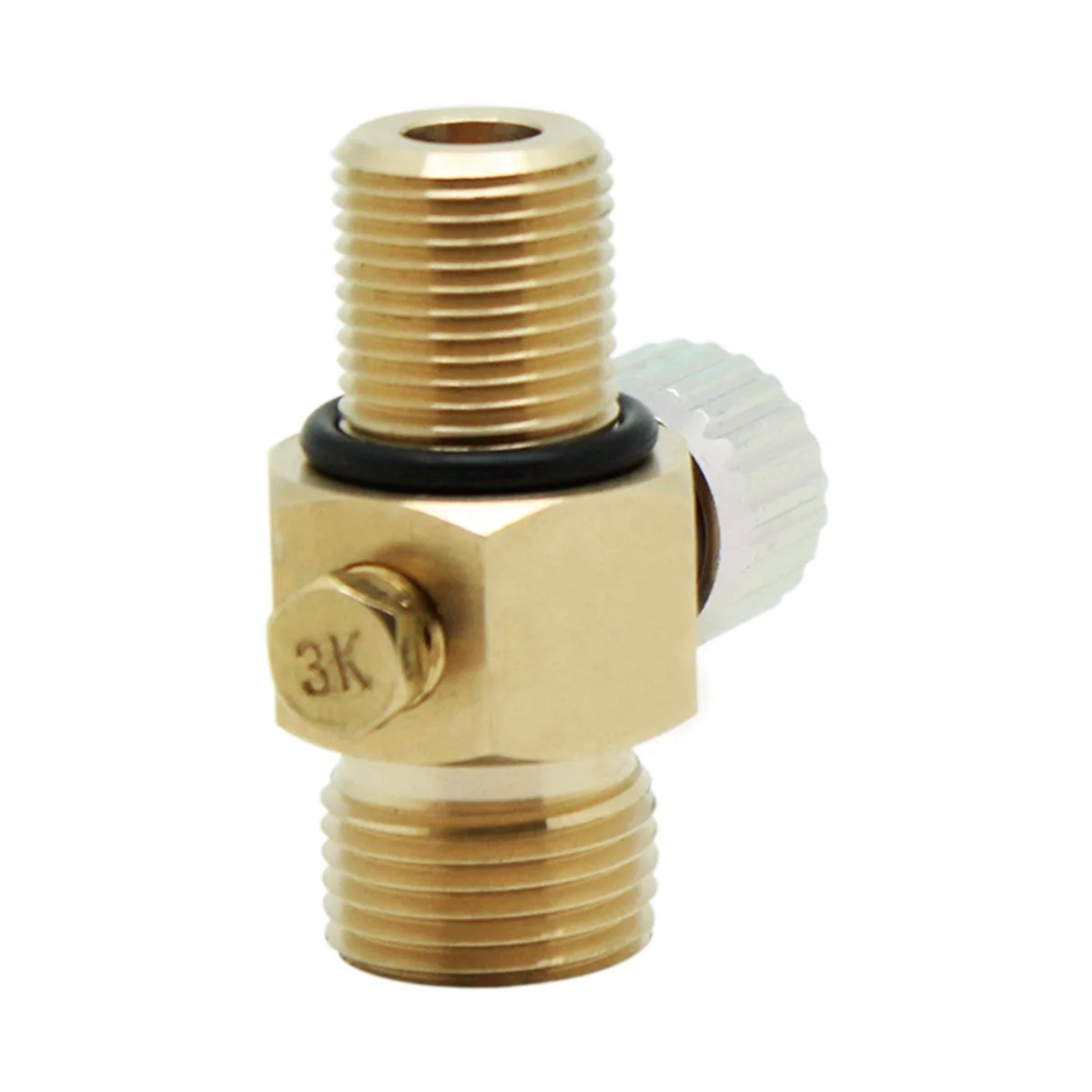 HFIL_CO2 Tank Valve with On/Off Thread M18x1.5 Out Put Thread W21.8-14 Suit for Aquarium