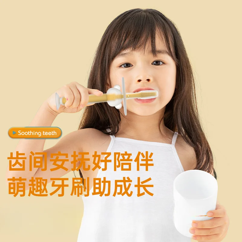 Kids Soft Silicone Training Toothbrush Baby Children Oral Care Cleaning Tooth Brush Tool Baby Kid Tooth Brush Baby Items