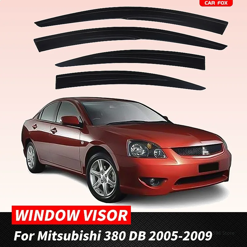 

For Mitsubishi 380 2005-2009 Car Window Visor Rain Sun Shade Side Shield Awning Auto Accessories