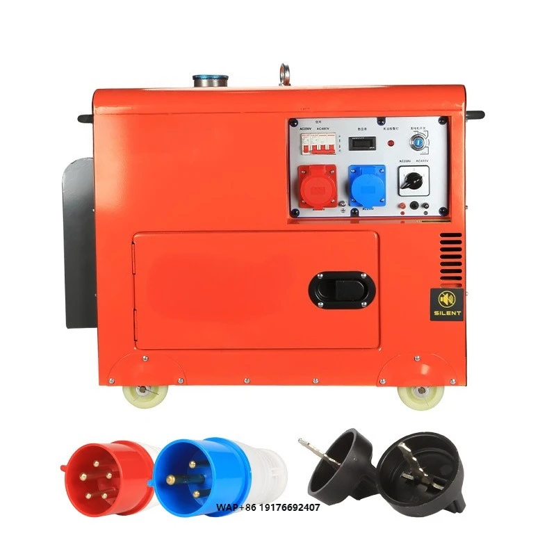 Zhizhiyuan Ultra Low Noise 50Hz Frequency 230V Commercial Generator Home & Emergency Use Portable with OE M/OD M