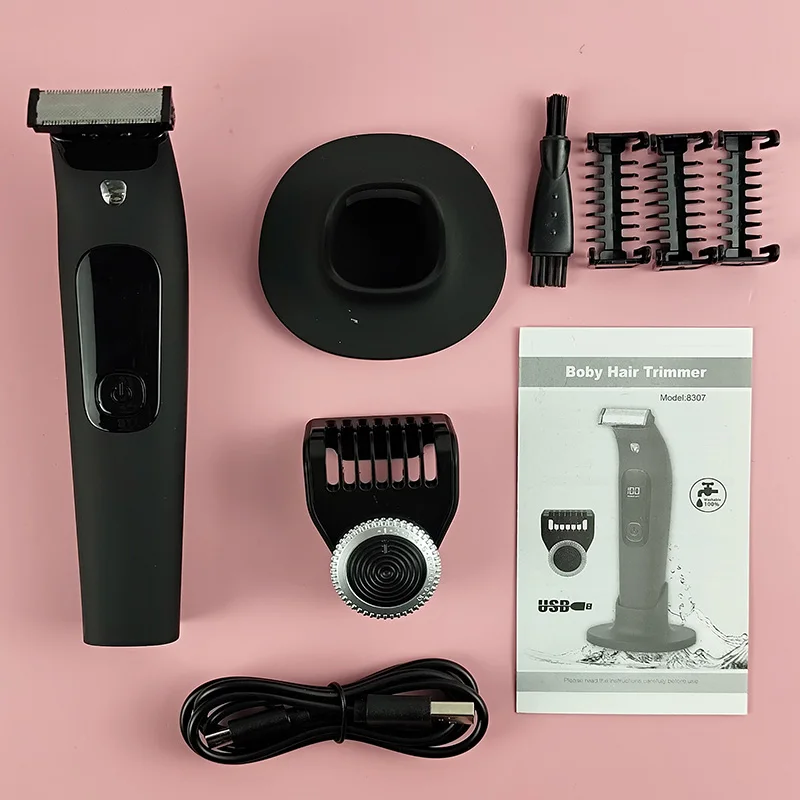 

Электрический керамический триммер, домашняя машина для ремонта волос, мужская электробритва и машина для стрижки бороды, косметический набор