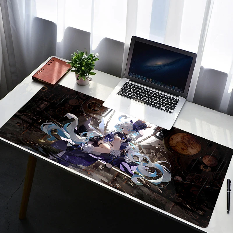 

Mouse Pad G-genshin Impact Furina Laptop Non Slip Extended Desktop Mouse Mat PC Anime Keyboard Pad Gaming Accessories Mousepad