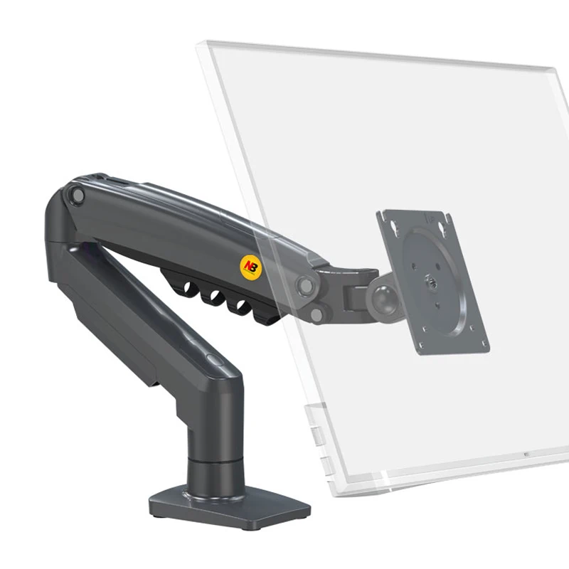 

Computer monitor bracket, hairtail screen, universal lifting, rotating and adjusting air pressure robotic arm